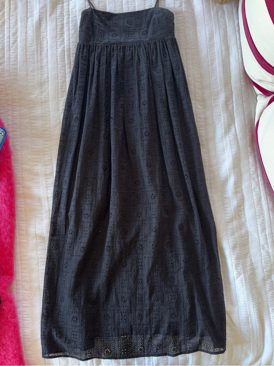 Rails Dresses & Skirts - Rails Black Eyelet Strapless Maxi Skirt
